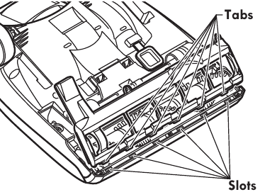 BELT CHANGING - Step 4 - Reinstall lower plate