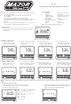 Major tech MTD7 Manual