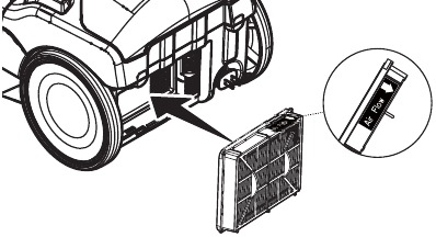 Exhaust filter changing - Step 2