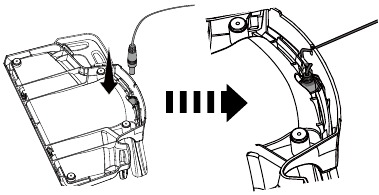 CHARGING - Step 3 - Inserting the charging adapter