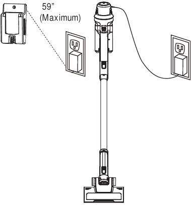 CHARGING - CHARGING THE UNIT ON THE WALL