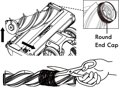 Brush Roll Manual Cleaning - Step 2