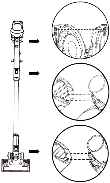 PARTS AND FEATURES - Attaching a Combination Tool