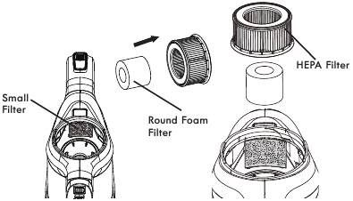 FILTER CLEANING - Step 2
