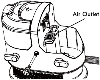 EMPTYING THE DIRTY WATER TANK - Step 3