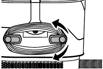 USING THE DEVICE - Step 1 - Release the power cord