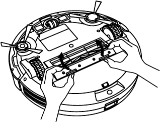 Cleaning the Brushroll - Step 1