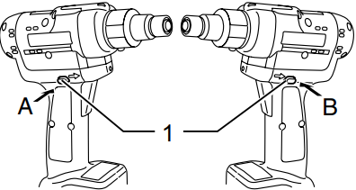 Reversing switch action