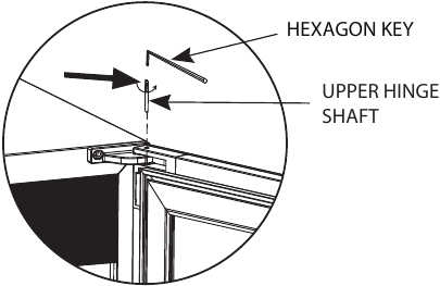 REVERSING THE DOOR - Step 1