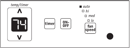 TO CHANGE TEMPERATURE SETTlNG - Step 2