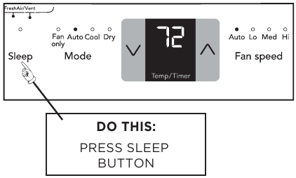 SLEEP FEATURE - Step 1