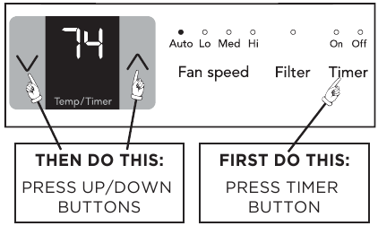 TIMER: DELAY STOP/START FEATURE - Step 1