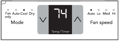 TO CHANGE TEMPERATURE SETTlNG - Step 2