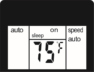 Sleep mode on the remote