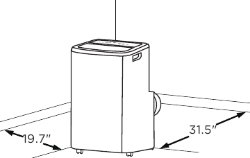 Exhausting hot air - Step 1 - Positioning