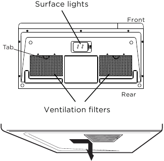 CLEANING THE EXHAUST FILTERS - Step 1
