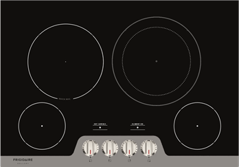 30 in. 4-zone Front-Control Cooktop