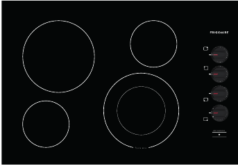 30 in. 4-zone Side-Control Cooktop