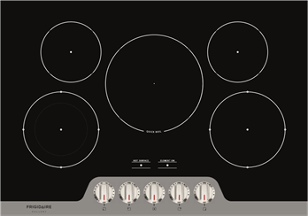 30 in. 5-zone Front-Control Cooktop