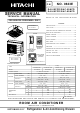 Hitachi RAC-50NPD Service Manual