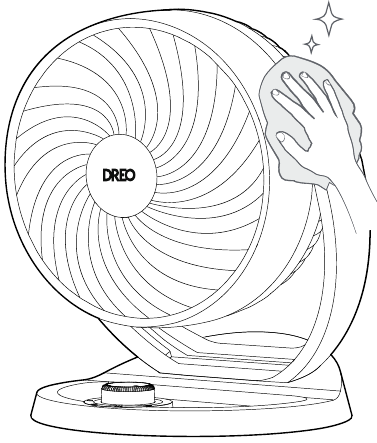 Dreo Fox One CF312 - Air Circulator Fan Manual | ManualsLib