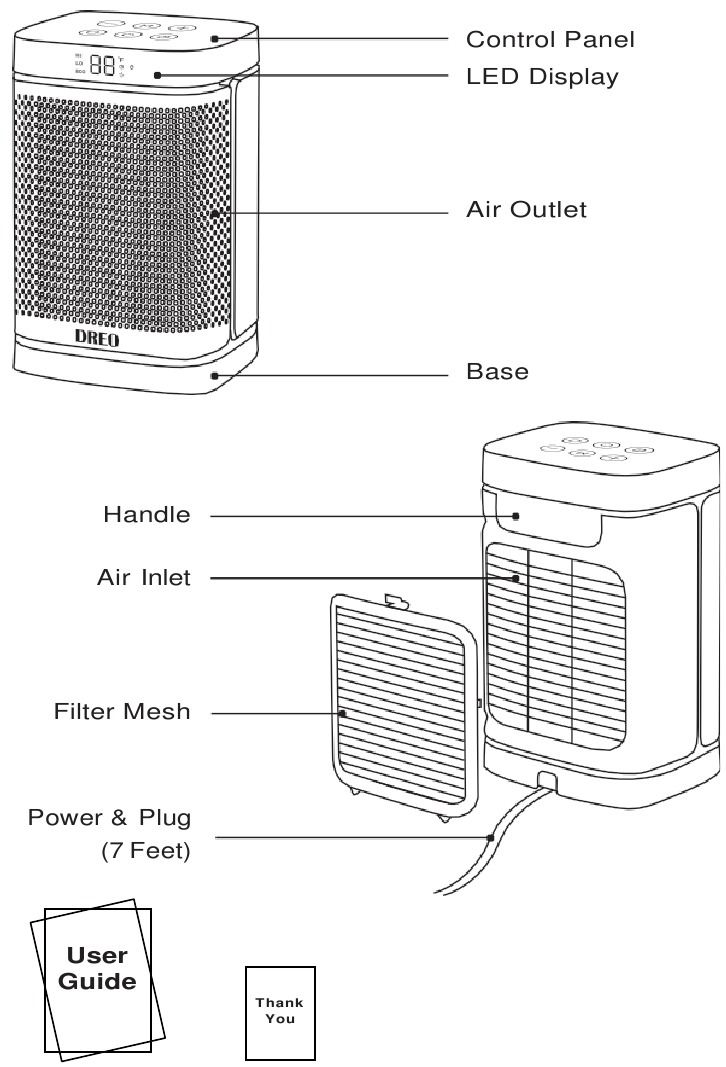 Dreo Atom One - Space Heater Manual | ManualsLib