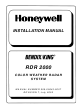 Honeywell BENDIX/KING RDR 2000 Installation Manual