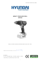 Hyundai HPP20V Original Instructions Manual