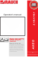Rauch AXEO 2.1 Operator's Manual