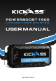 KickAss POWERBOOST 1500 User Manual
