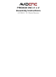 Avid CNC PRO4848 Assembly Instructions Manual