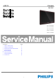 Philips 32PFL3305 Service Manual