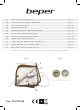 Beper P203TFO100 User Instructions
