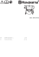 Husqvarna DC 350 EX Operator's Manual