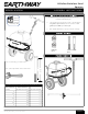 EarthWay POLAR TECH Snow Pusher Series Assembly Instructions Manual
