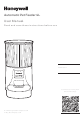 Honeywell FFP21632 User Manual