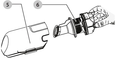 Cleaning and Emptying the Unit - Step 2
