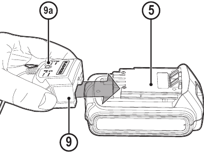 Use - Charging the battery