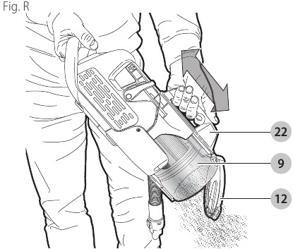 Cleaning and emptying the unit - Step 2