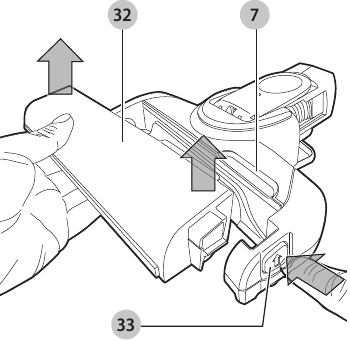 USE - Removing and clearing the rotary brushes
