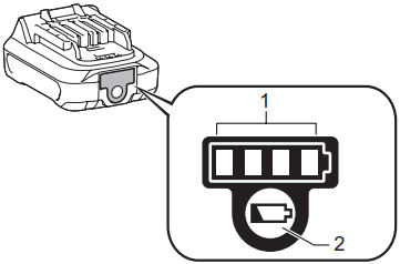 Indicating the remaining battery capacity