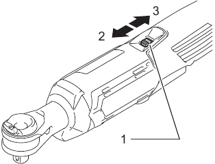 Switch action - Using the lock lever