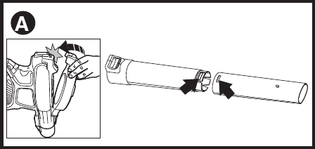 BLOW TUBE ASSEMBLY - Step 1 - Fit fan cover