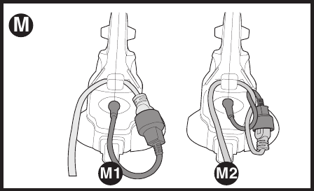 CORD RETAINER OPERATION - Step 1