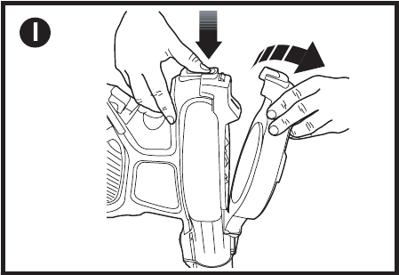 VACUUM TUBE ASSEMBLY - Step 2 - Remove fan cover