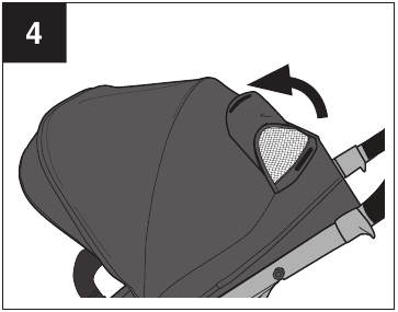 Canopy Assembly - Step 4 - Using a window