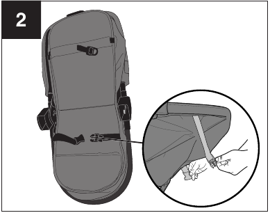 Switching Toddler Seat to Carriage Mode - Step 2