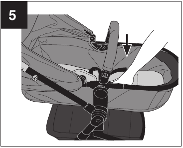 Switching Toddler Seat to Carriage Mode - Step 5