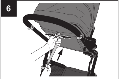 Toddler Seat Mode - Step 2 - Raising the seat