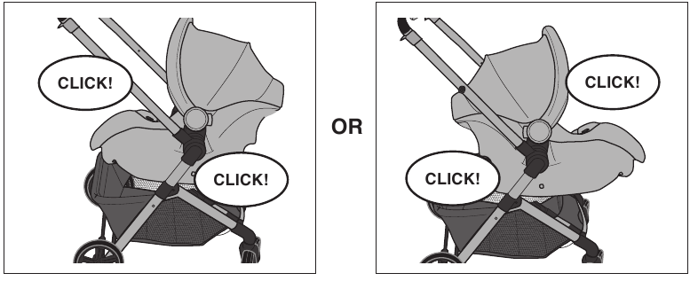 Using infant Car Seats on Your Unit Frame